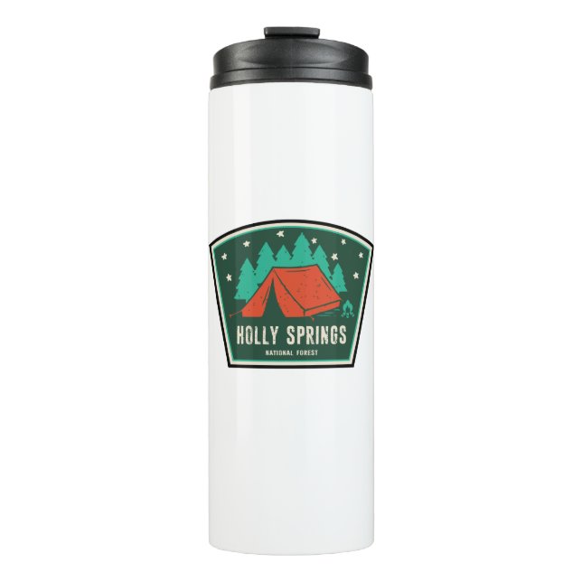 Holly Springs National Forest Mississippi Camping Thermal Tumbler (Front)
