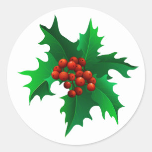 Holly Stickers
