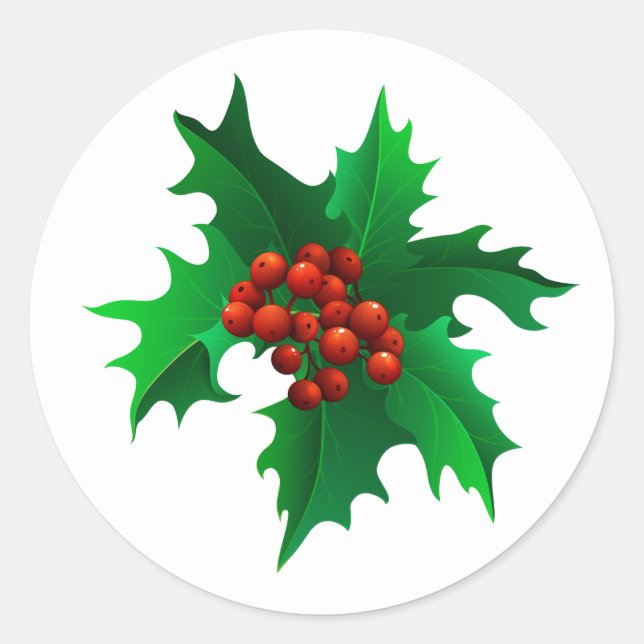 Holly Stickers (Front)