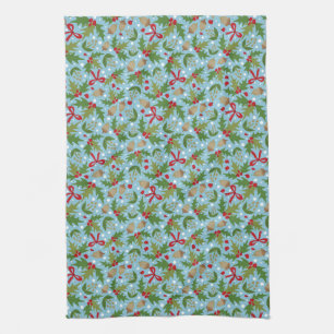 Holly Towel Blue