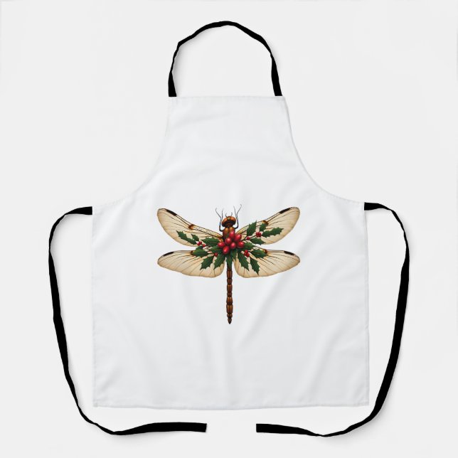 Holly Winged Dragonfly Apron (Front)