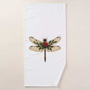 Holly Winged Dragonfly Bath Towel
