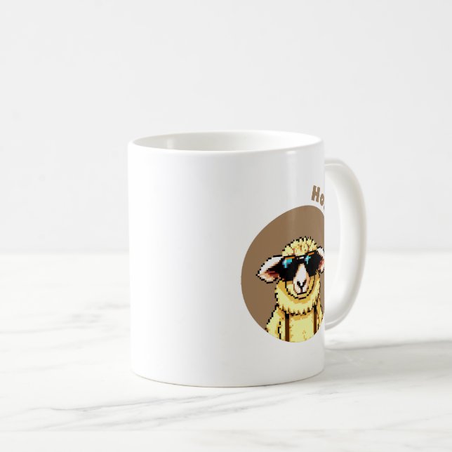 Holly Wood Sheep Coffee Mug (Front Right)