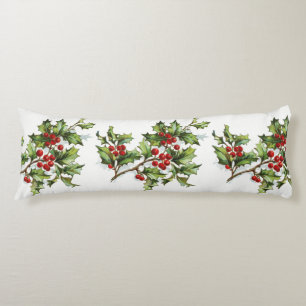 HollyBerries20150801 Body Pillow
