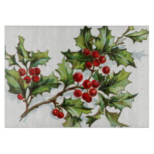 HollyBerries20150801 Cutting Board