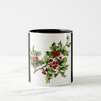 HollyBerries20150801 Two-Tone Coffee Mug