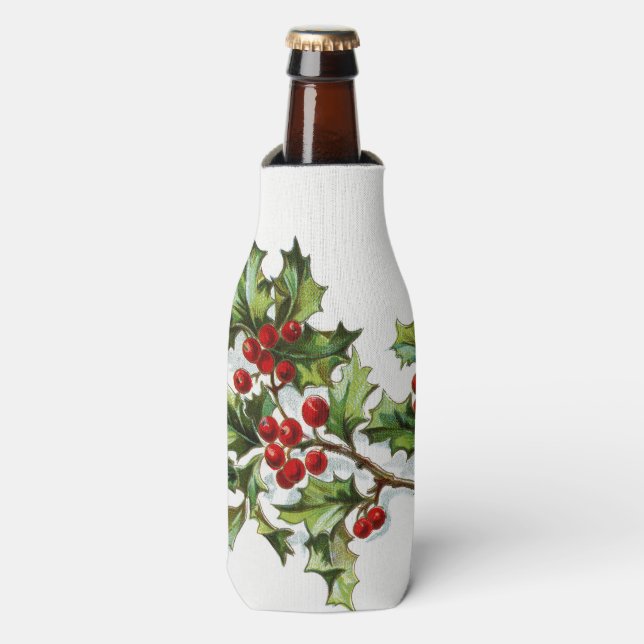 HollyBerries20150802 Bottle Cooler (Bottle Front)