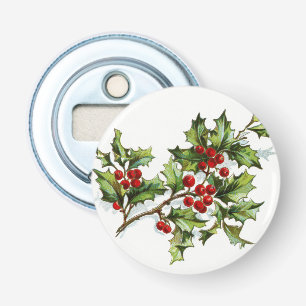 HollyBerries 001 Bottle Opener