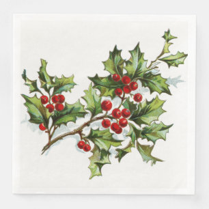HollyBerries 001 Napkin