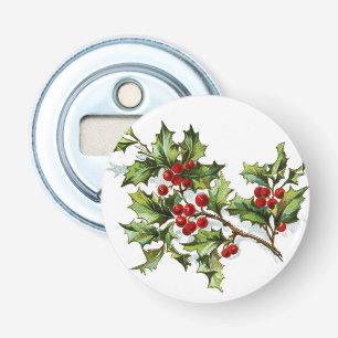 HollyBerries 002 Bottle Opener