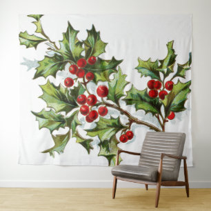 HollyBerries 002 Tapestry