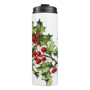 HollyBerries 002 Thermal Tumbler