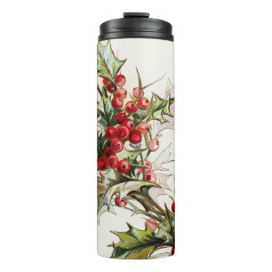 HollyBerries 004 Thermal Tumbler