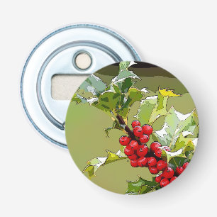 HollyBerries 005 Bottle Opener