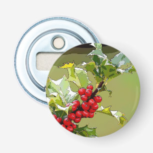 HollyBerries 006 Bottle Opener
