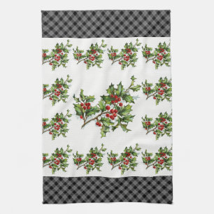HollyBerries 014 Kitchen Towel