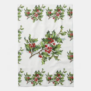HollyBerries 014 Kitchen Towel