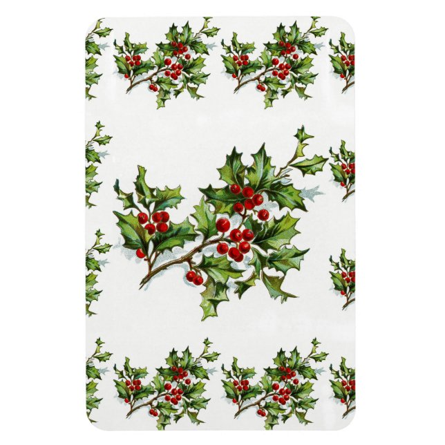 HollyBerries 014 Magnet (Vertical)