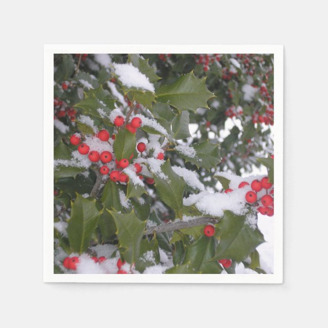 "Hollyberry!" Napkin (Front)