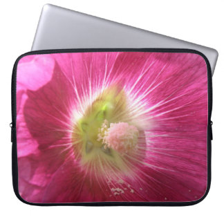 Hollyhock Deep Pink Laptop Bag
