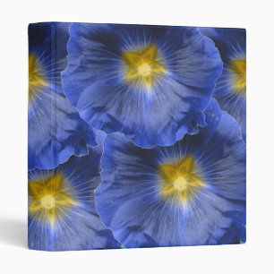 Hollyhock Flower Bleu Avery Classeur