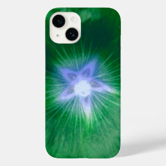 Hollyhock Flower Gorgeous Green Case-Mate iPhone 14 Case