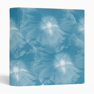 Hollyhock Flower Icy Blue Avery Classeur