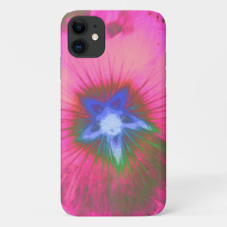 Hollyhock Flower Pink Velvet iPhone 3 Case