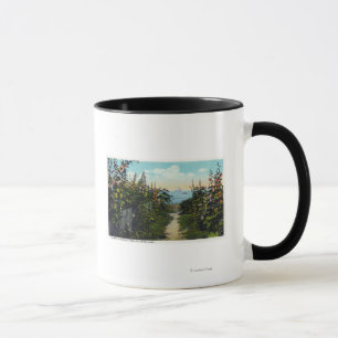 Hollyhock Lane View of the Harbour Mug
