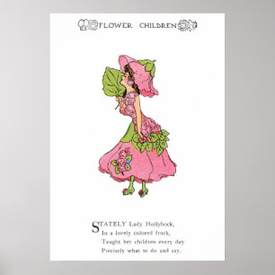 Hollyhock Poster