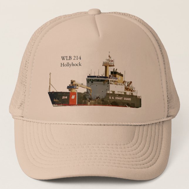 Hollyhock trucker hat (Front)