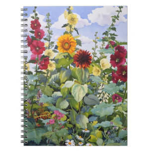 Hollyhocks and Sunflowers 2005 Notebook