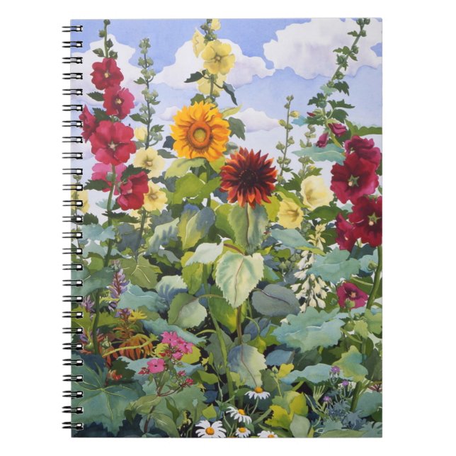Hollyhocks and Sunflowers 2005 Notebook (Front)