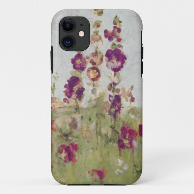 Hollyhocks by the Sea Case-Mate iPhone Case (Back)