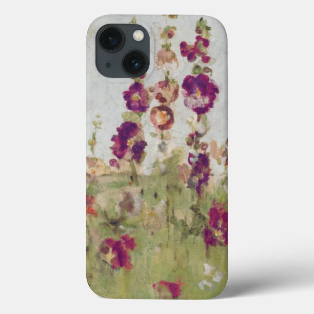 Hollyhocks by the Sea Case-Mate iPhone Case (Back)