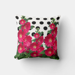 Hollyhocks Lance Oreiller