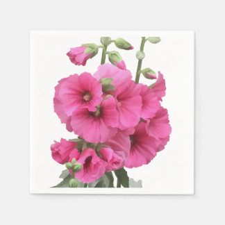 Hollyhocks Napkin