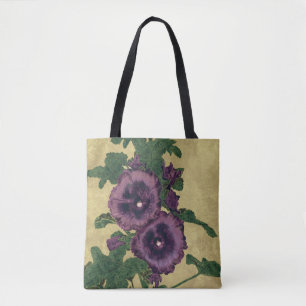 Hollyhocks Tote Bag
