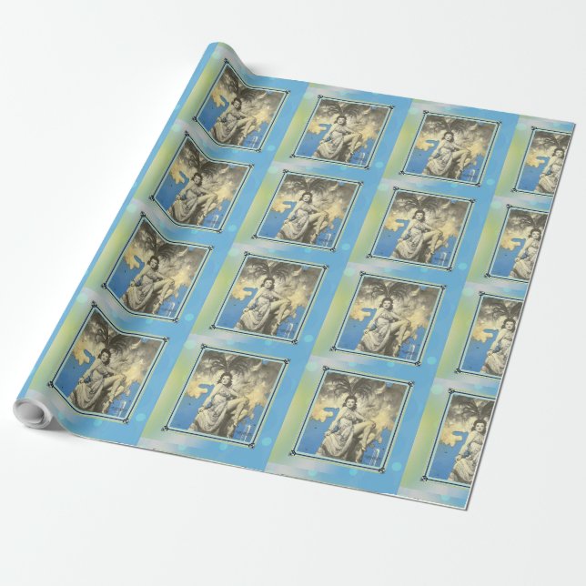 Hollywood 1 wrapping paper (Unrolled)