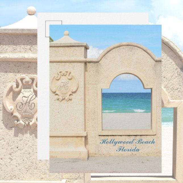 Hollywood Beach Broadwalk Florida Photographic Postcard (Creator Uploaded)