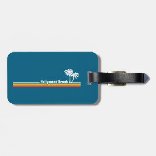 Hollywood Beach Florida Luggage Tag