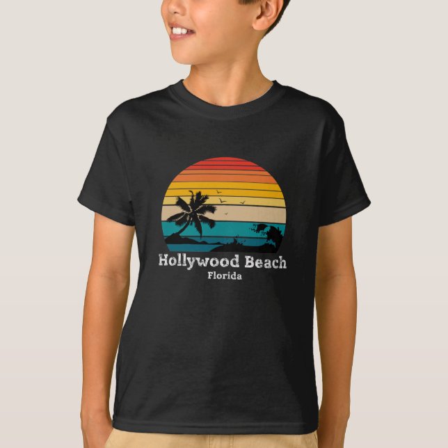 Hollywood Beach Hollywood - Florida T-Shirt (Front)