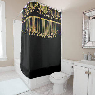 Hollywood Bling Star Shower Curtain