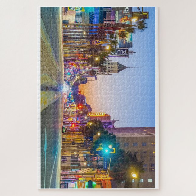 Hollywood Boulevard à Los Angeles - Puzzle (Vertical)