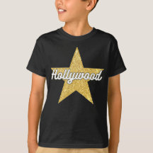 Hollywood Boulevard Script and Star T-Shirt