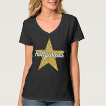 Hollywood Boulevard Script et Star T-Shirt