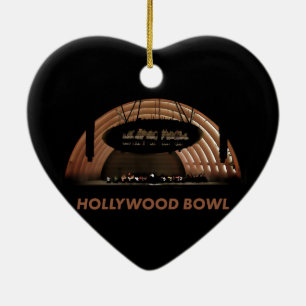 Hollywood Bowl Ceramic Ornament