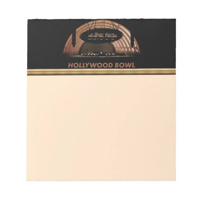 Hollywood Bowl Notepad (Front)