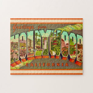 Hollywood CA Greeting Jigsaw Puzzle
