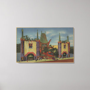 Hollywood, CAGrauman's Chinese Theatre View Canvas Print